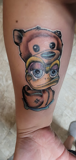 Explore native american sleeve tattoo ideas, creative tattoo ideas in Arlington, available at Urbans Tattoo & Piercing Studio