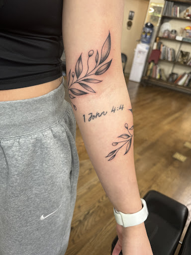 Explore cyborg tattoo ideas, creative tattoo ideas in Manhattan, available at Syndicate Tattoo