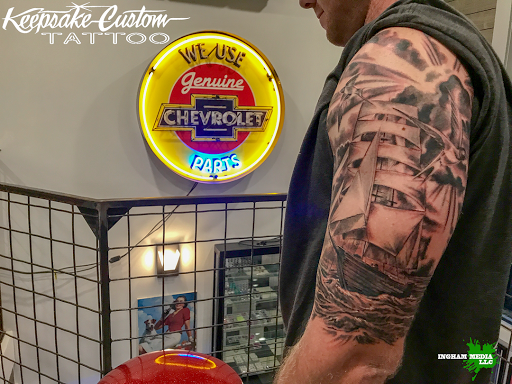 Explore blue bird tattoo ideas, creative tattoo ideas in Salisbury, available at Keepsake Custom Tattoo & Body Piercing Laser Tattoo Removal