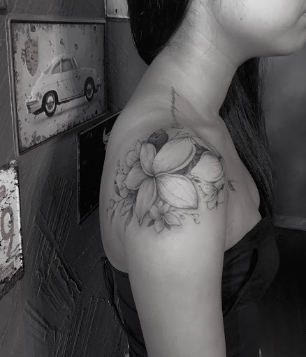 Explore broken glass tattoo ideas, creative tattoo ideas in El Monte, available at Baron Art Tattoo & Piercing Studio El Monte