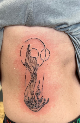 Explore skateboard tattoo ideas, creative tattoo ideas in Scranton, available at Black Sheep Tattoo & Piercing Studio