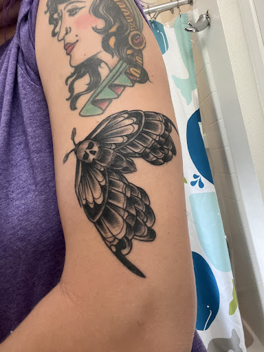 Explore paintbrush tattoo ideas, creative tattoo ideas in Mililani, available at 2 Thumbs Tattoo