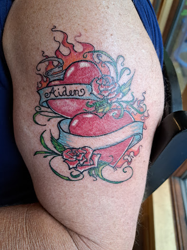 Explore memorial tattoo ideas for friend, creative tattoo ideas in Davis, available at SIX GUN SOUND TATTOO