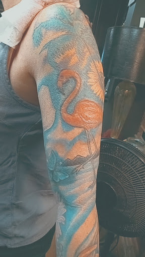 Explore redrum tattoo ideas, creative tattoo ideas in Jonesboro, available at Extreme Creations Tattoo Shop