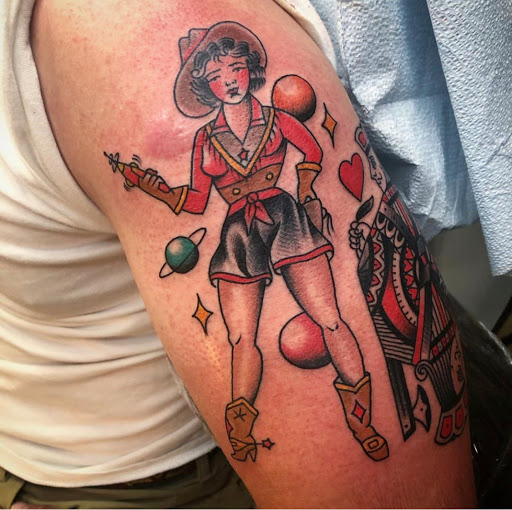 Explore chest tattoo filler ideas, creative tattoo ideas in Denver, available at Think Tank Tattoo