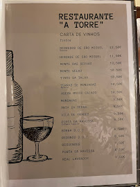 Menu du Restaurante A Torre à Redondo