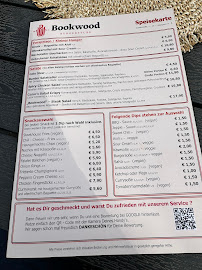 Carte du Bookwood BurgerStube à Boppard