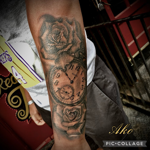 Explore tattoo of child's name ideas, creative tattoo ideas in New York, available at Redink Tattoo Studio