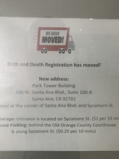 Orange County Health Care Agency - Birth & Death Registration - MMIC