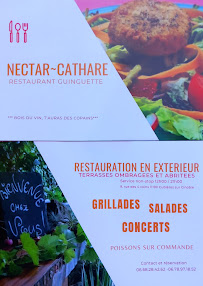 Menu du Restaurant Nectar~Cathare à Cubières-sur-Cinoble