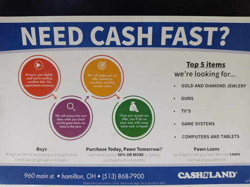 Check Cashing Service «Cashland», reviews and photos, 960 Main St, Hamilton, OH 45013, USA
