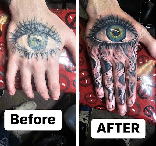 Explore grandparents tattoos ideas, creative tattoo ideas in Athens, available at United Ink Tattoos and Body Piercings