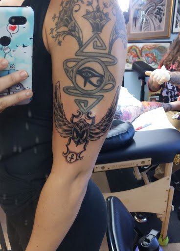 Explore zodiac tattoo ideas, creative tattoo ideas in Virginia Beach, available at Studio Evolve