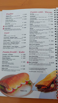 Menu / carte de Lido del Sole à Lignano Sabbiadoro