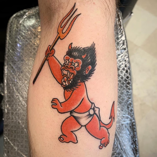 Explore bad bunny tattoo ideas, creative tattoo ideas in Arlington, available at Benchmark Tattoos