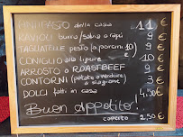 Carte du Taverna il Cippo à Mortola Superiore