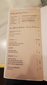 Menu / carte de La casa di nonna à Cannes