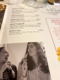 Restaurant italien Del Arte à Besançon (le menu)