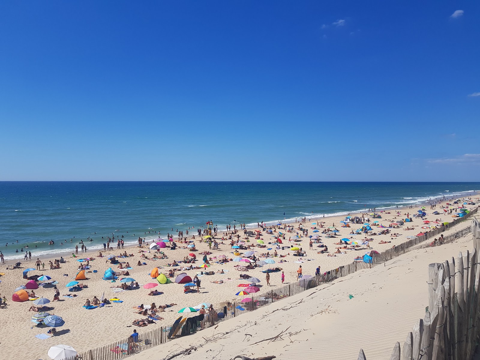 Photo de Plage Hourtin avec droit et long