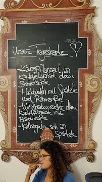 Menu du Wirtshaus Maximilian à Munich