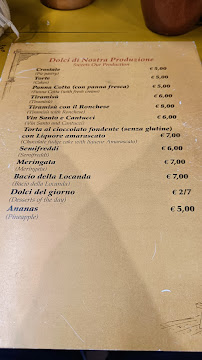La Locanda in Centro Ristorante à Genoa carte