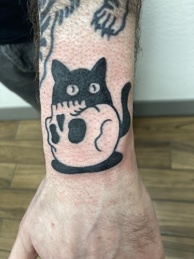 Explore 2 sons tattoo ideas, creative tattoo ideas in Twentynine Palms, available at No Mans Land Tattoo