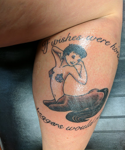 Explore balloon tattoo ideas, creative tattoo ideas in Powell, available at Against All Odds Tattoos and Piercings