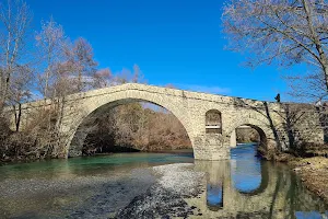 Ziaka ancient stone bridge image