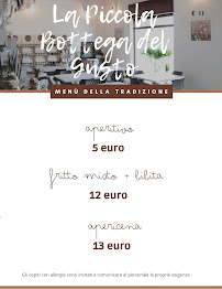 La piccola bottega del gusto - Ristorante della tradizione à Plataci menu