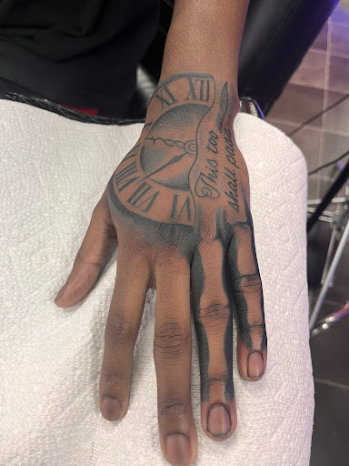 Explore flower wrist tattoo ideas, creative tattoo ideas in Richmond, available at Captured Moment Tattoos