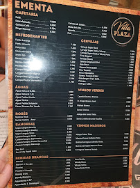 Menu du Villa Plaza à Cabeceiras de Basto