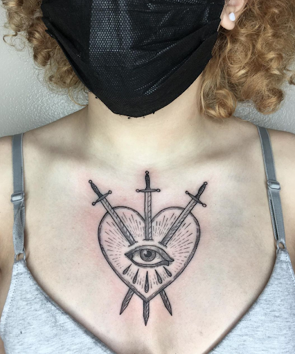 Explore cool dragon tattoo ideas, creative tattoo ideas in Brooklyn, available at Queen of Crowns Tattoo