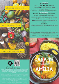 Restaurant brésilien Casa de Amélia à Nantes - menu / carte