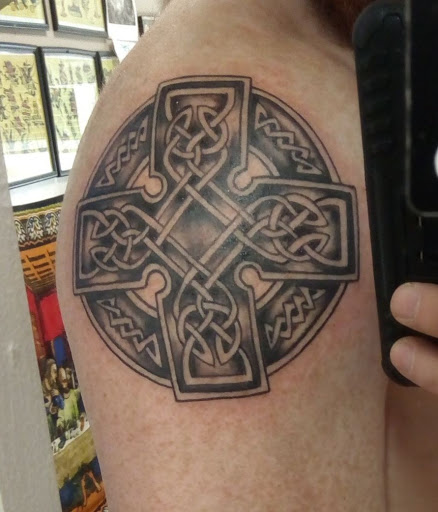 Explore pyramid tattoo ideas, creative tattoo ideas in Cookeville, available at Roustabout Tattoo And Body Piercing