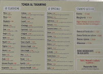 Menu du Pizza al Taglio à Albinea