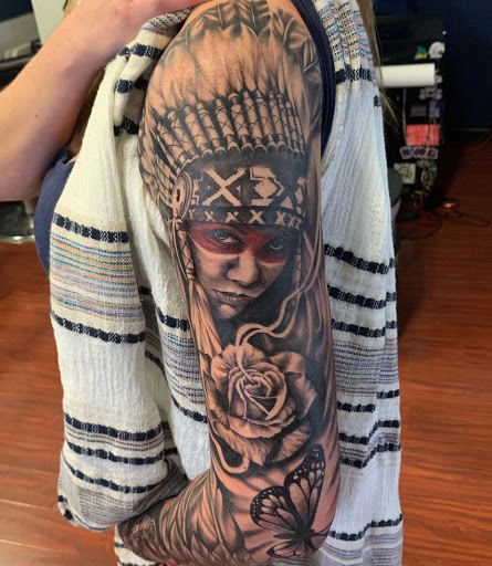 Explore locket tattoo ideas, creative tattoo ideas in Orange, available at Lincoln Avenue Tattoo