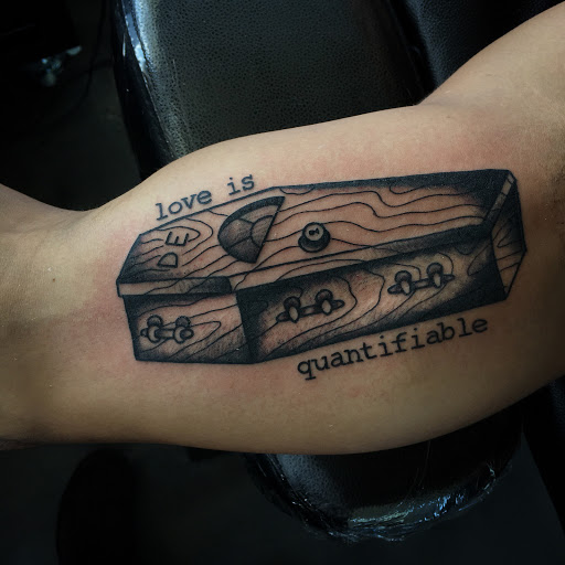 Explore goldendoodle tattoo ideas, creative tattoo ideas in Tallmadge, available at Killjoy tattoo