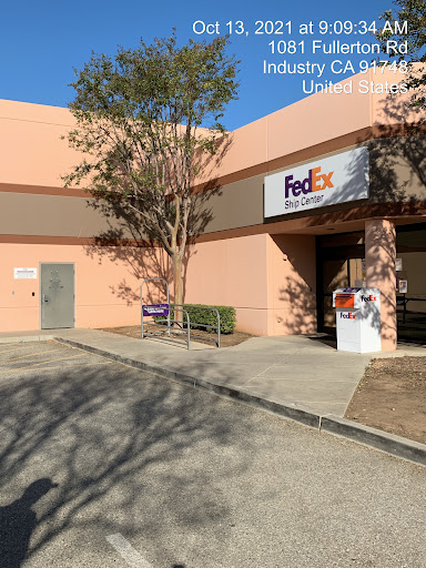 Shipping and Mailing Service «FedEx Ship Center», reviews and photos, 1081 Fullerton Rd, City of Industry, CA 91748, USA