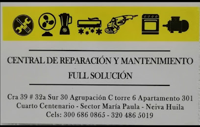central de reparacion y mantenimientos FULL SOLUCION.