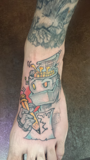 Explore semicolon tattoo ideas for females, creative tattoo ideas in Nyack, available at Vanguard Tattoo