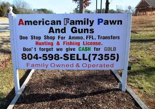 Gun Shop «American Family Pawn & Guns», reviews and photos, 2427 Anderson Hwy, Powhatan, VA 23139, USA