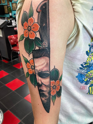 Explore dart tattoo ideas, creative tattoo ideas in Largo, available at Alchemy Tattoos and Body Piercings