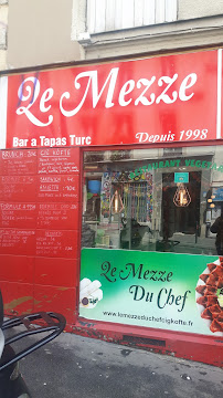 Le Mezze du chef çig köfte à Paris menu