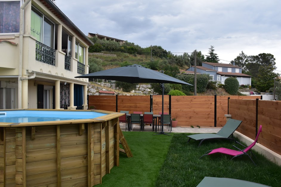 Gîte Le Domino : Maison de vacances pour 8 pers avec piscine, proche Alès, dans le Gard à Saint-Ambroix