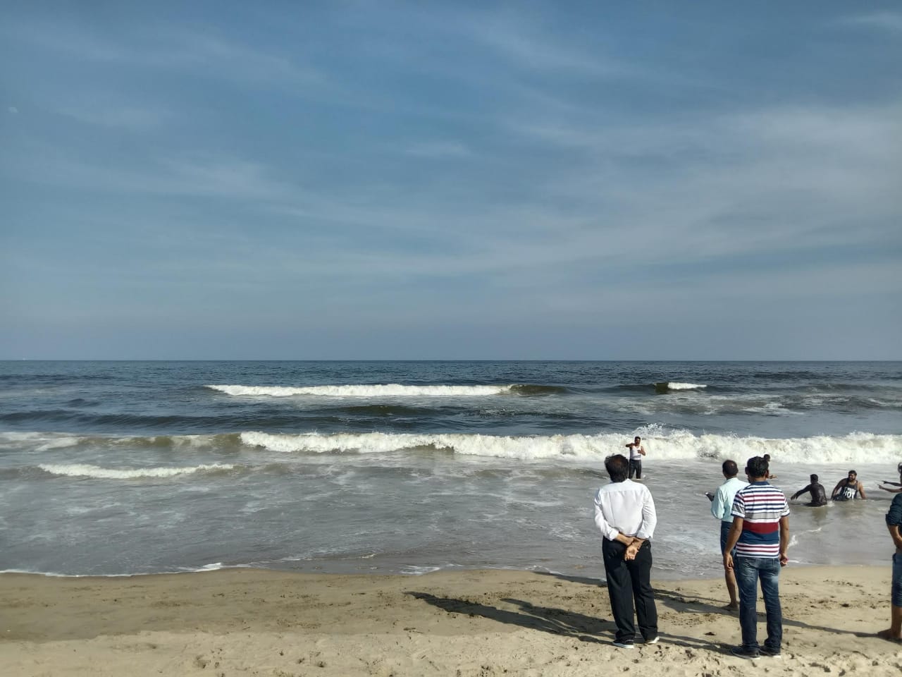 Fotografie cu Gandhi Beach cu nivelul de curățenie in medie