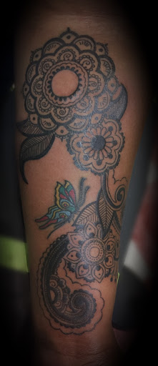 Explore name tattoo ideas for forearm, creative tattoo ideas in Washington, available at Fattys Tattoos & Piercings Dupont Circle