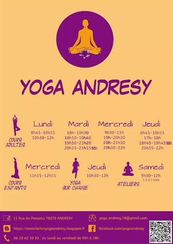 Cours de yoga Yoga Andrésy Andrésy