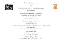Restaurant gastronomique Toit Pour Toi, Restaurant Christine et Didier Cozzolino à Orcet - menu / carte