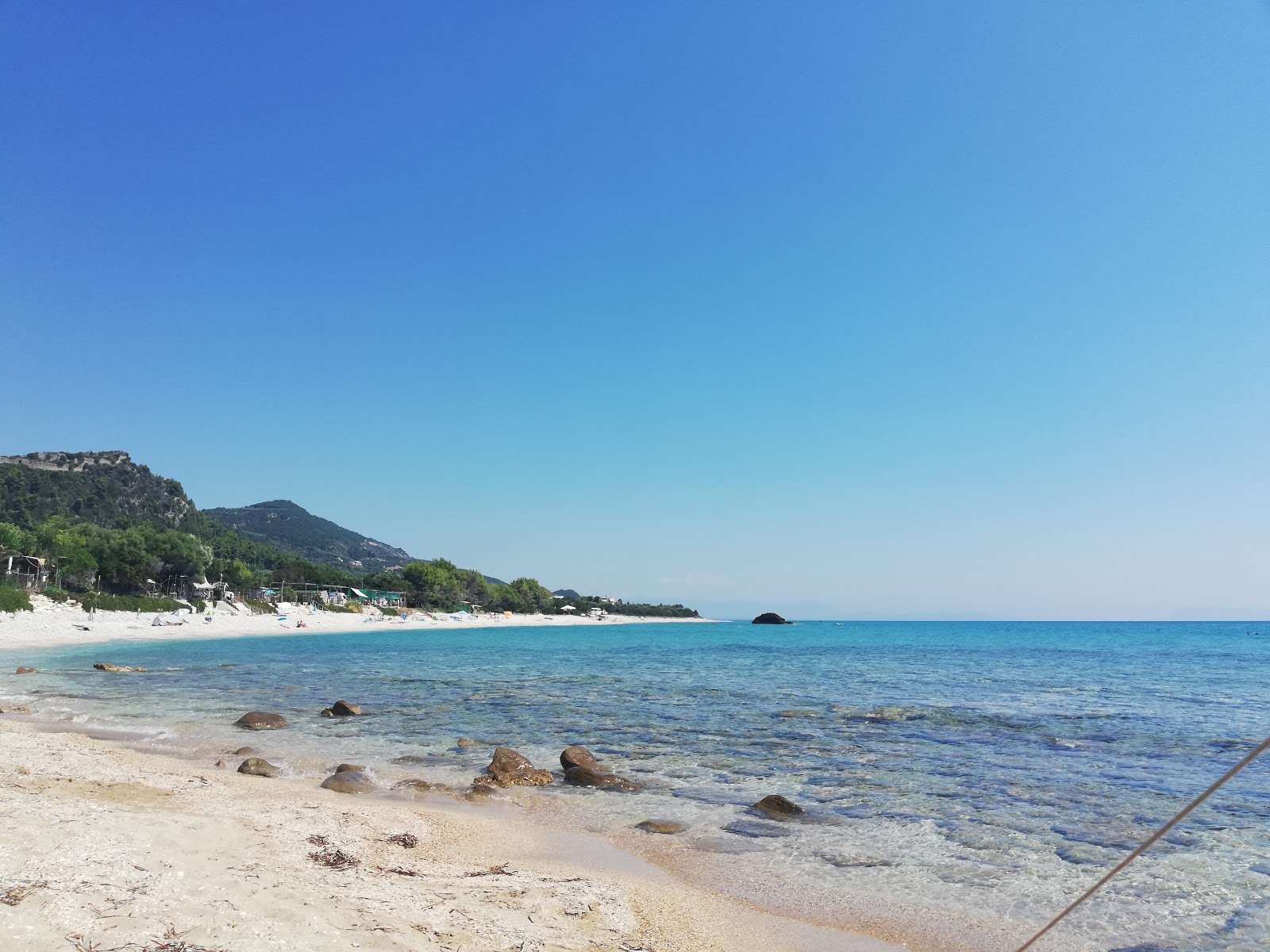 Acrogiali beach的照片 带有长多海湾