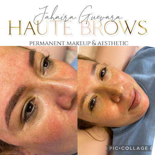 Explore red and black tattoo ideas, creative tattoo ideas in Savannah, available at Haute Brows. Cosmetic Tattoo